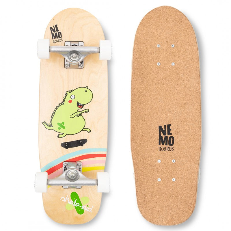 Nemo Boards Kinder Skateboard im Dino-Design