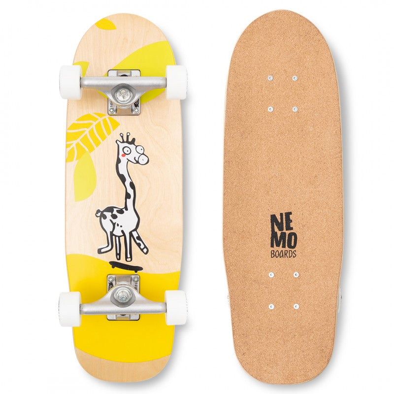 Nemo Boards Kinderskateboard im Giraffen-Design