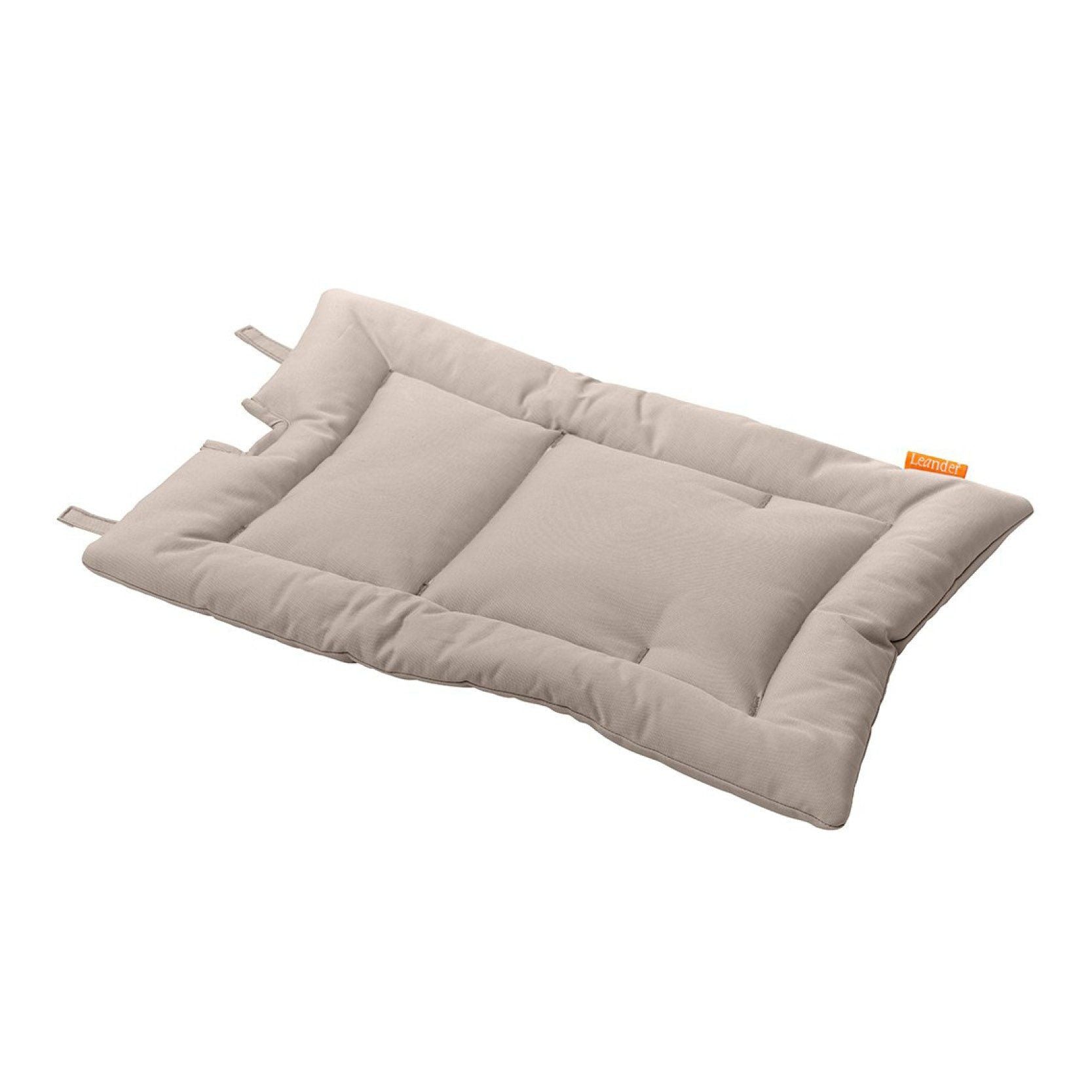 Leander Classic  Sitzkissen Bio-Baumwolle für Hochstuhl  Cappuccino