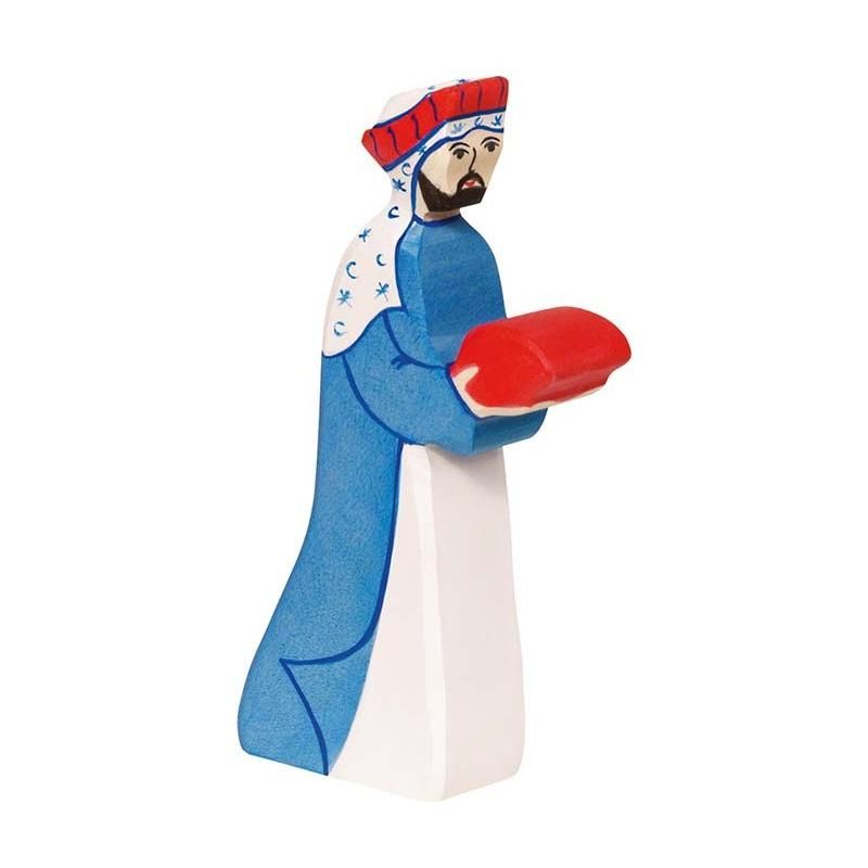 Holztiger <br/> Krippenfigur Melchior Holz <br/> Farbig,Spielsachen, Holztiger - SNOWFLAKE kindermöbel concept store