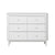 Oliver Furniture Wood chest of drawers with 6 drawers White, chests of drawers, Oliver Furniture - SNOWFLAKE children's furniture concept store