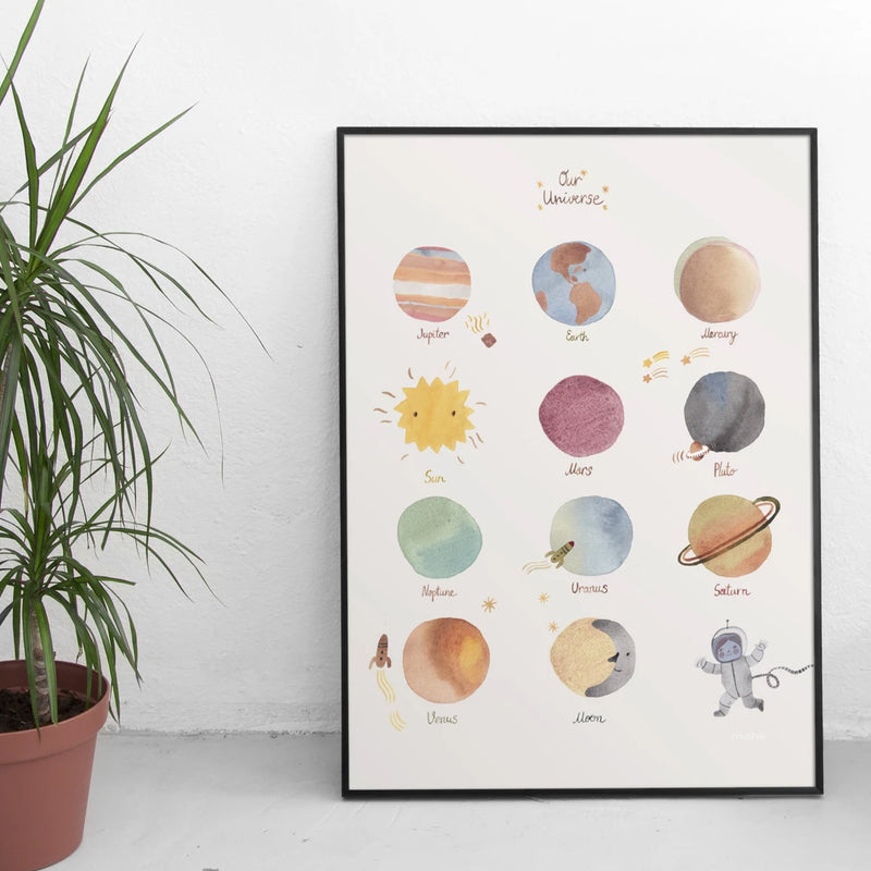 Mushie  Poster 50 x 70 cm  Space