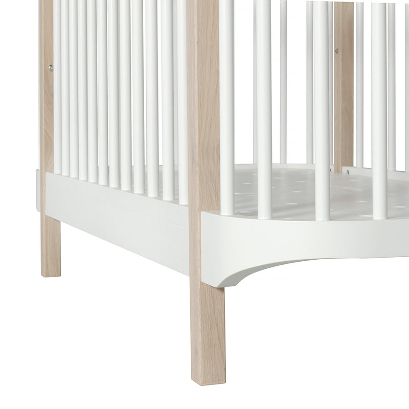 Oliver Furniture  Wood Baby (und Kinderbett) 70 x 140 cm  Weiss/Eiche