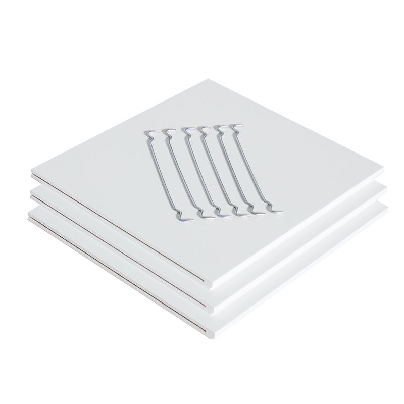 Oliver Furniture  3 Extra Einlegeböden für Seaside Regal  Weiss