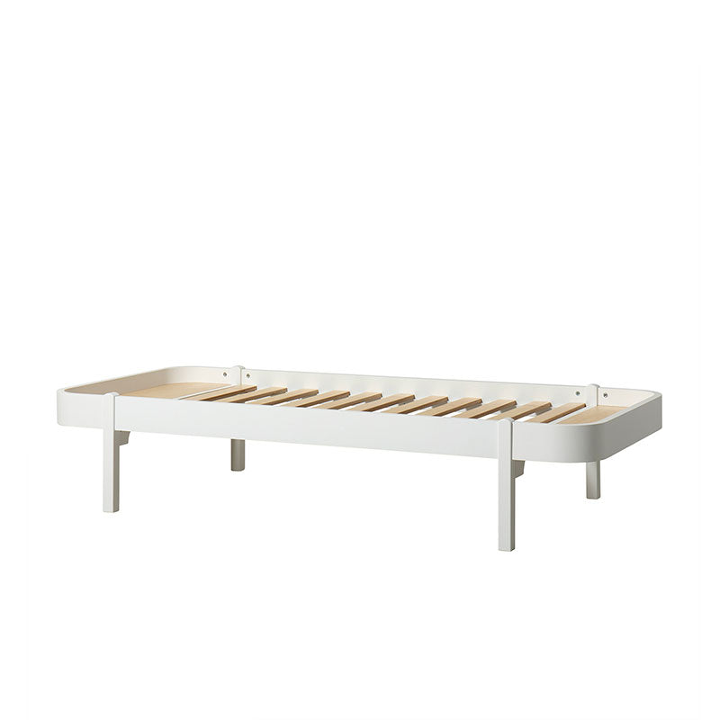 Oliver Furniture  Wood Lounger Bett 90 x 200 cm  Weiss