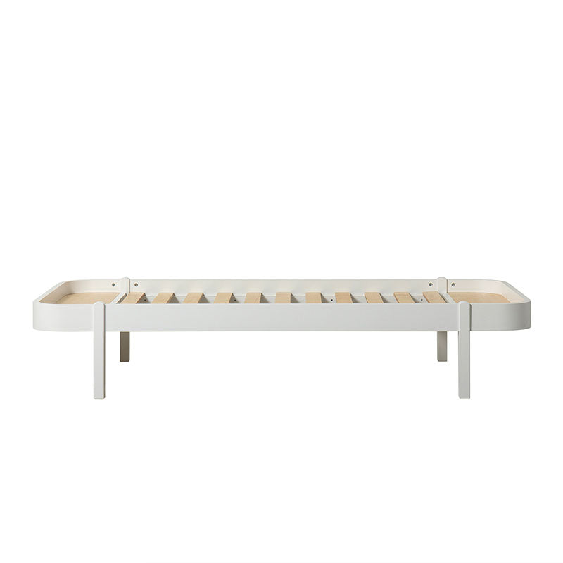 Oliver Furniture  Wood Lounger Bett 90 x 200 cm  Weiss