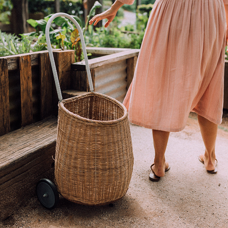 Olli Ella  Rattan Trolley 'Big Luggy' Natural - Online MY SNOWFLAKE