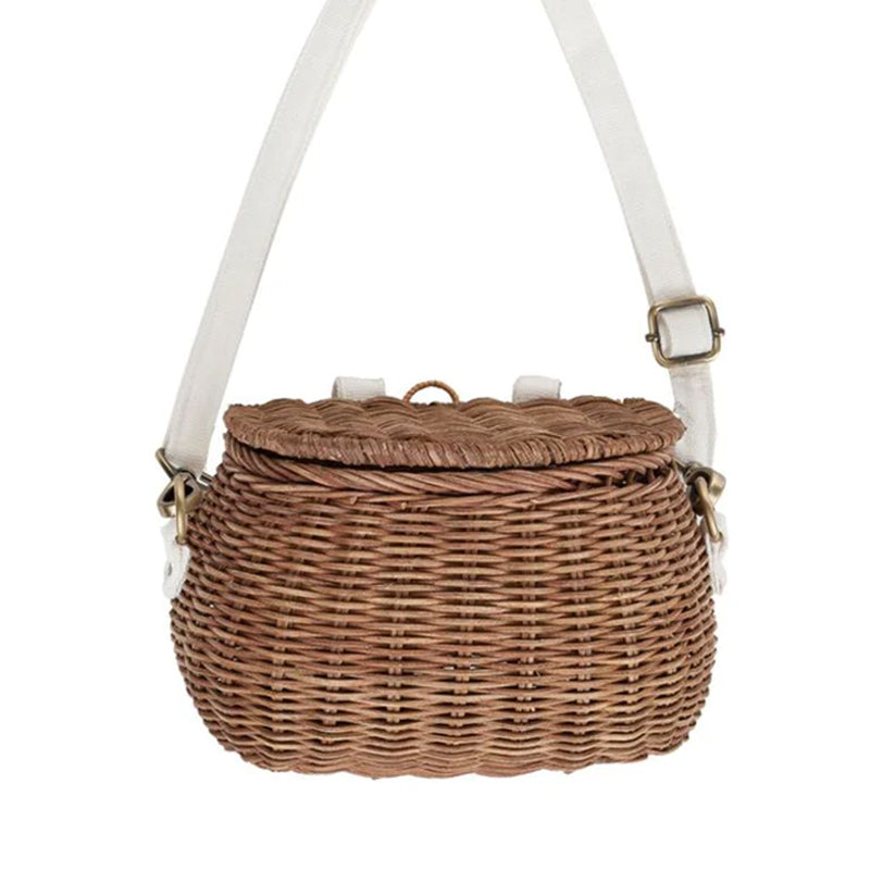 Olli Ella  Mini Rattan Korbtasche &#39;Chari&#39; Natural