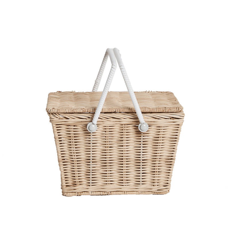 Olli Ella  Rattan Korb 'Piki' Straw - Online MY SNOWFLAKE