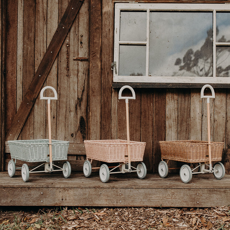 Rattan Leiterwagen von Olli Ella