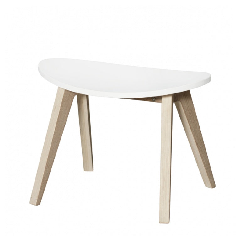 Oliver Furniture &lt;br/&gt; Kinderhocker Wood &quot;PingPong&quot; &lt;br/&gt; Weiss/Eiche