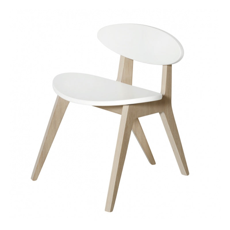 Oliver Furniture &lt;br/&gt; Kinderstuhl Wood &quot;PingPong&quot; &lt;br/&gt; Weiss/Eiche