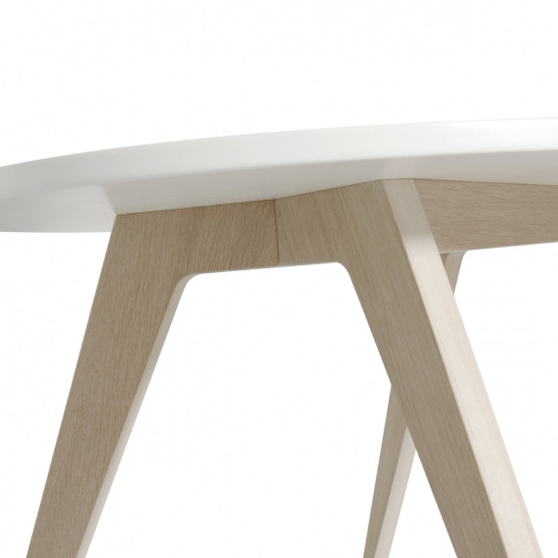 Oliver Furniture  Kindertisch Wood &#39;PingPong&#39;  Weiss/Eiche