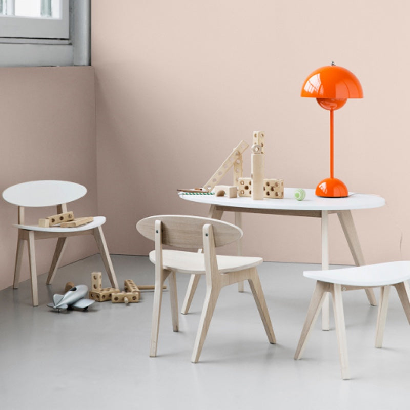 Oliver Furniture  Kindertisch Wood &#39;PingPong&#39;  Weiss/Eiche