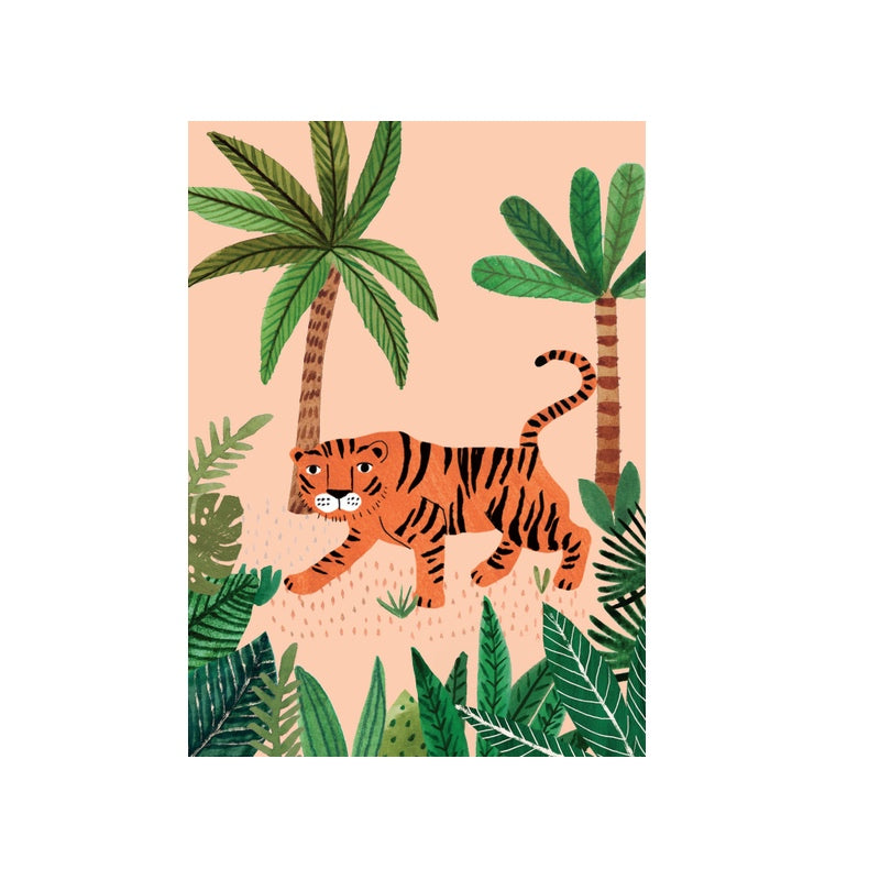 Petit Monkey  Postkarte  Savannah Tiger