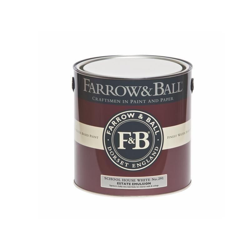 Farrow &amp; Ball  Estate Eggshell  School House White 291