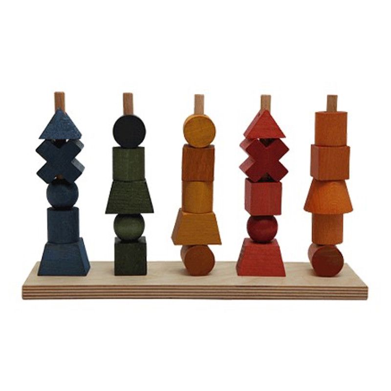 Wooden Story &lt;br/&gt; Steckspiel &lt;br/&gt; Regenbogen,Holzspielzeug, Wooden Story - SNOWFLAKE kindermöbel concept store