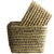 Large palm leaf storage baskets in a set of 2 from Tine K Home