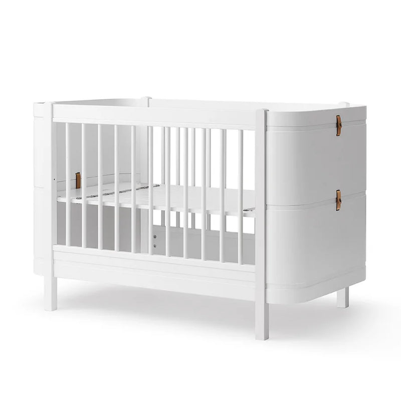 Oliver Furniture  Wood Mini+ Babybett exkl. Umbauset Juniorbett  Weiss