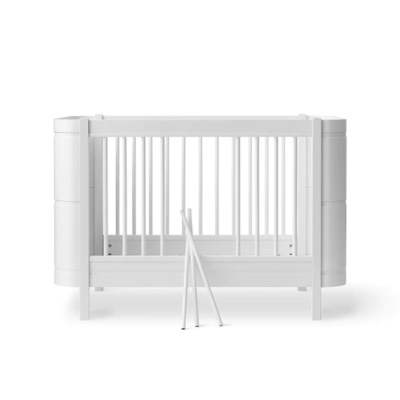 Oliver Furniture  Wood Mini+ Babybett exkl. Umbauset Juniorbett  Weiss