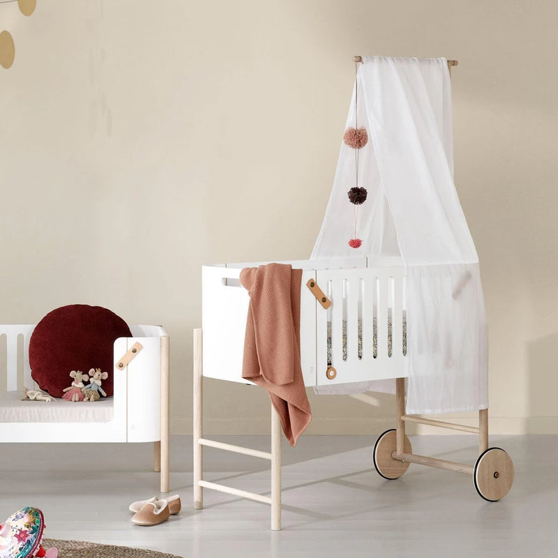 Oliver Furniture  Wood Bank  Weiss/Eiche