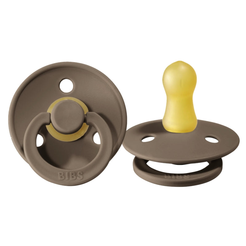 Bibs Pacifiers 6-18 Months Blush/Dark Oak