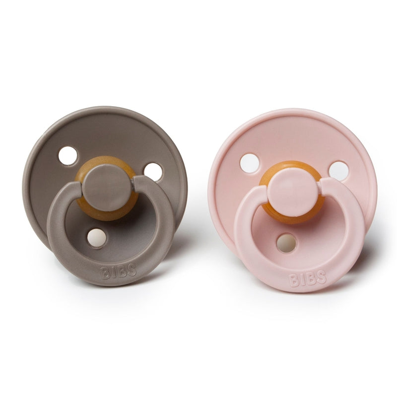 Bibs Pacifiers 6-18 Months Blush/Dark Oak