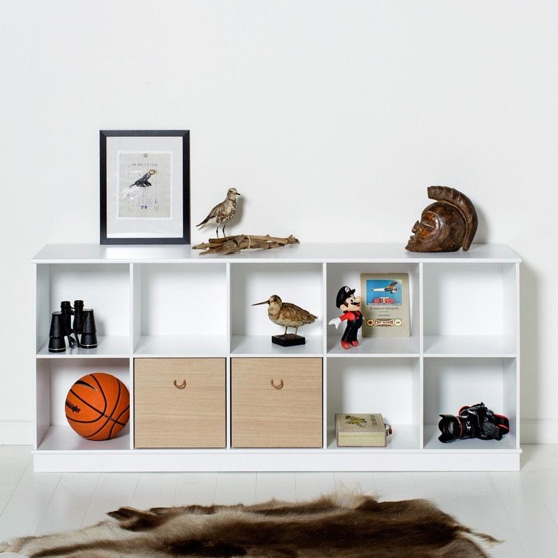 Oliver Furniture &lt;br/&gt; Regal 5x2 Fächer Wood &lt;br/&gt; Weiss,Regale, Oliver Furniture - SNOWFLAKE kindermöbel concept store