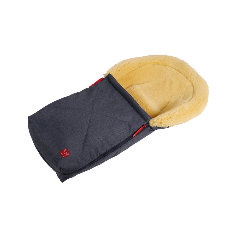 Kaiser  Lammfell Fusssack &#39;Emma&#39; für Babyschale/Babywanne  Navy Melange