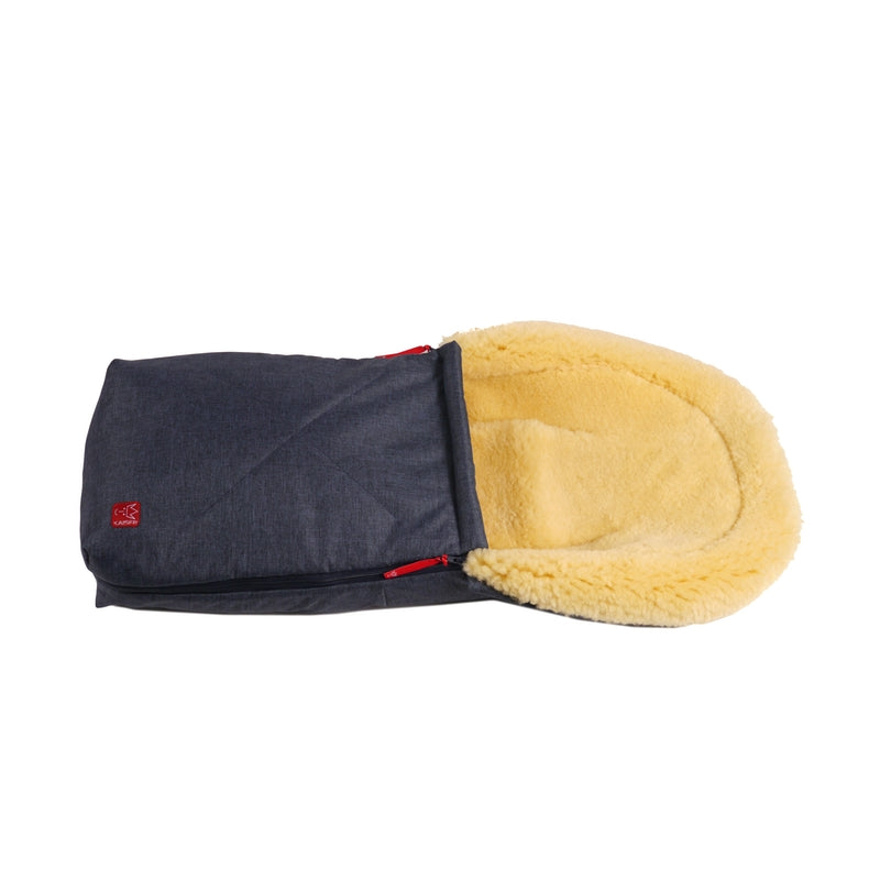 Kaiser  Lammfell Fusssack &#39;Emma&#39; für Babyschale/Babywanne  Navy Melange