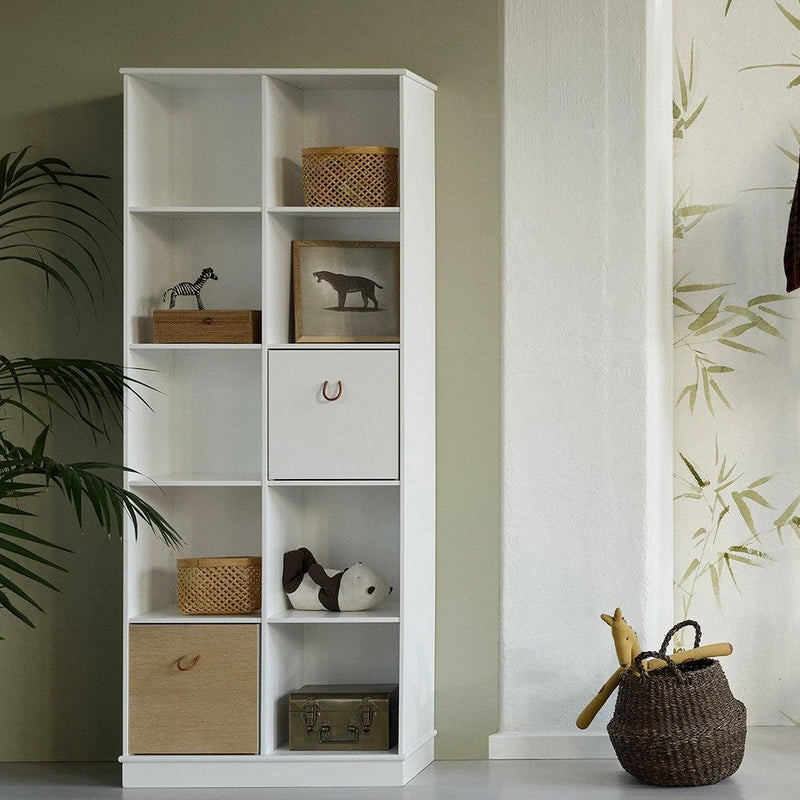 Oliver Furniture  3 Holzkisten für Wood Regal  Weiss/Eiche