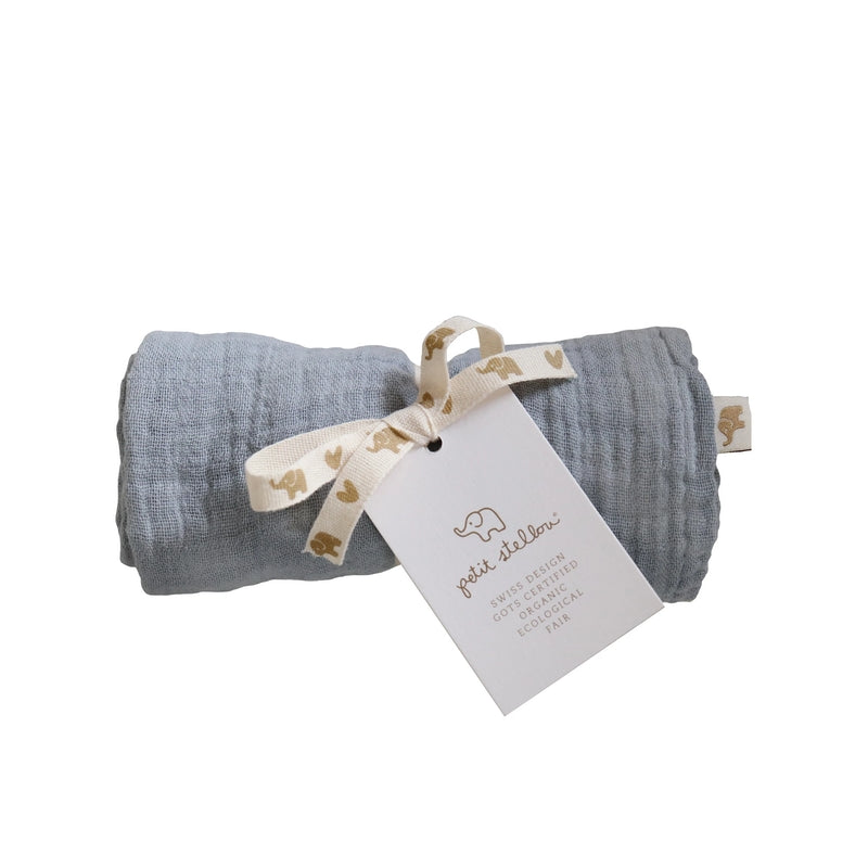 Petit Stellou Muslin Cloth Nooshi Cuddle Elephant
