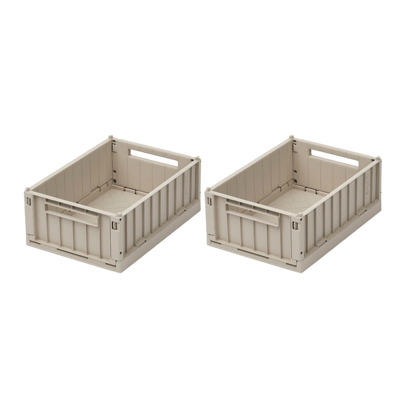 Liewood  Faltbare Aufbewahrungskiste S 2er Set 'Weston'  Sandy - Online MY SNOWFLAKE