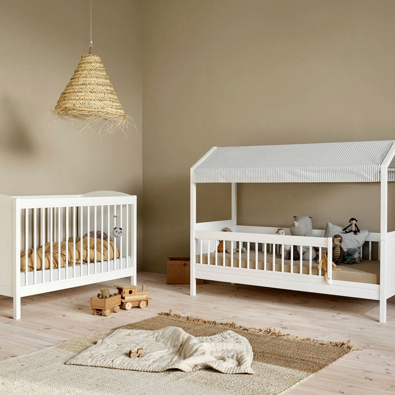 Oliver Furniture  Seaside Lille+ Basic Babybett (und Kinderbett)  Weiss