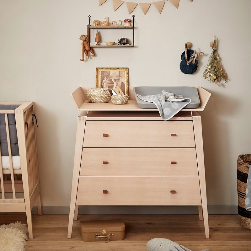 Leander Linea &lt;br/&gt; Wickelkommode &lt;br/&gt; Buche