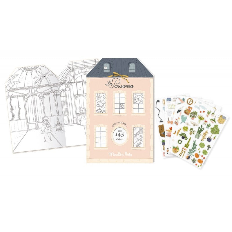 Moulin Roty  Stickerheft Les Parisiennes  Multi