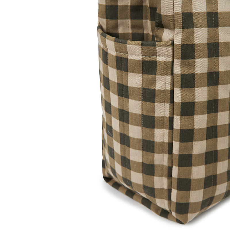 Nobodinoz  Wickeltasche XXL &#39;Hyde Park&#39;  Green Checks