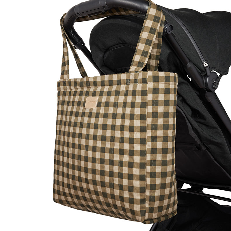 Nobodinoz  Wickeltasche XXL &#39;Hyde Park&#39;  Green Checks