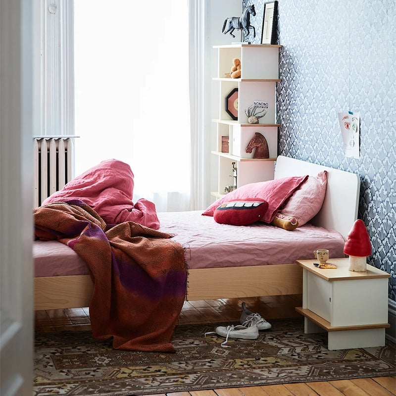 Oeuf NYC  Kinderbett River  Birke/Weiss 90 x 200 cm
