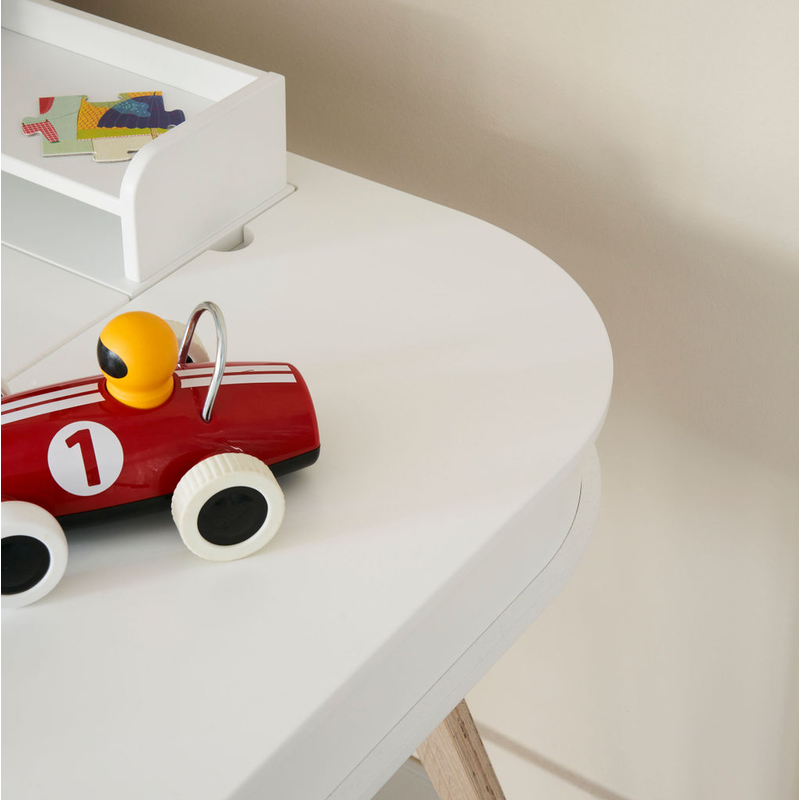 Oliver Furniture  Kinder Schreibtisch Wood 66cm  Weiss/Eiche