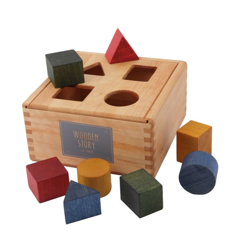 Wooden Story &lt;br/&gt; Steckbox &lt;br/&gt; Regenbogen,Holzspielzeug, Wooden Story - SNOWFLAKE kindermöbel concept store