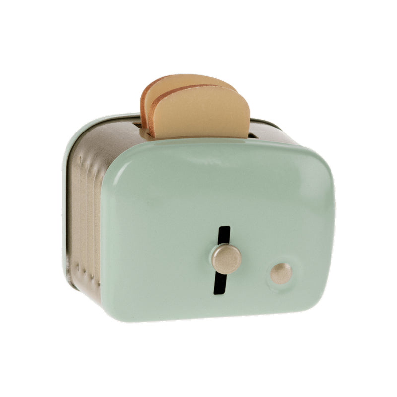 Maileg  Miniature Toaster & Brot  Minze - Online MY SNOWFLAKE