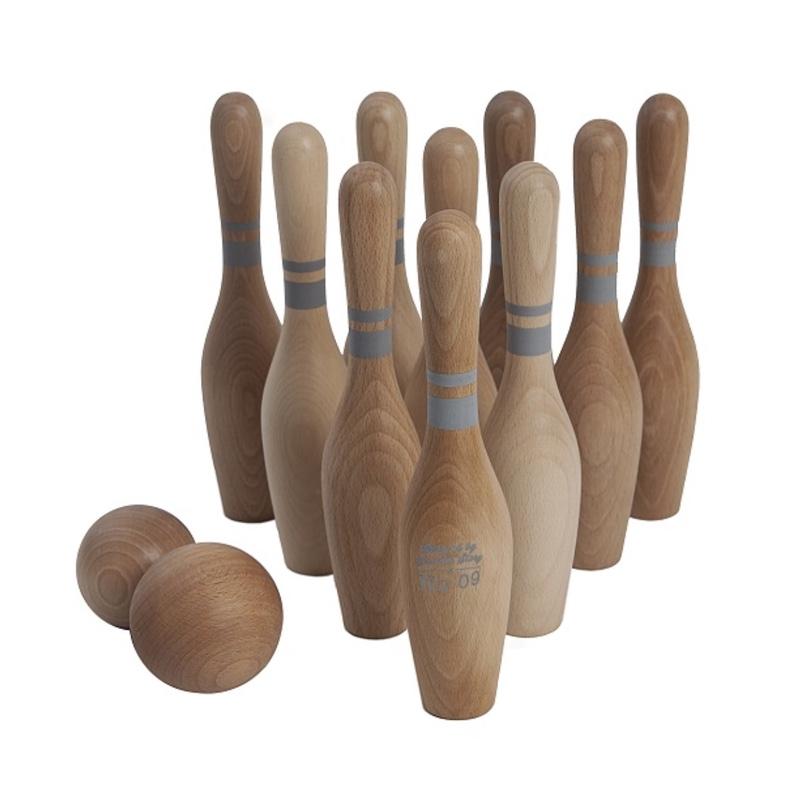 Wooden Story  Bowling Set  Natur